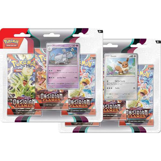 Pokémon TCG: Scarlet & Violet 3 Obsidian Flames 3-Pack Blister